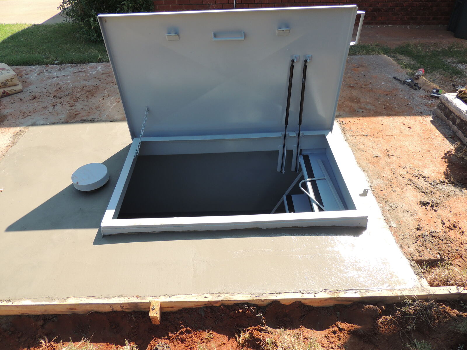 Smart Shelters storm shelter installation in Oklahoma City, OK